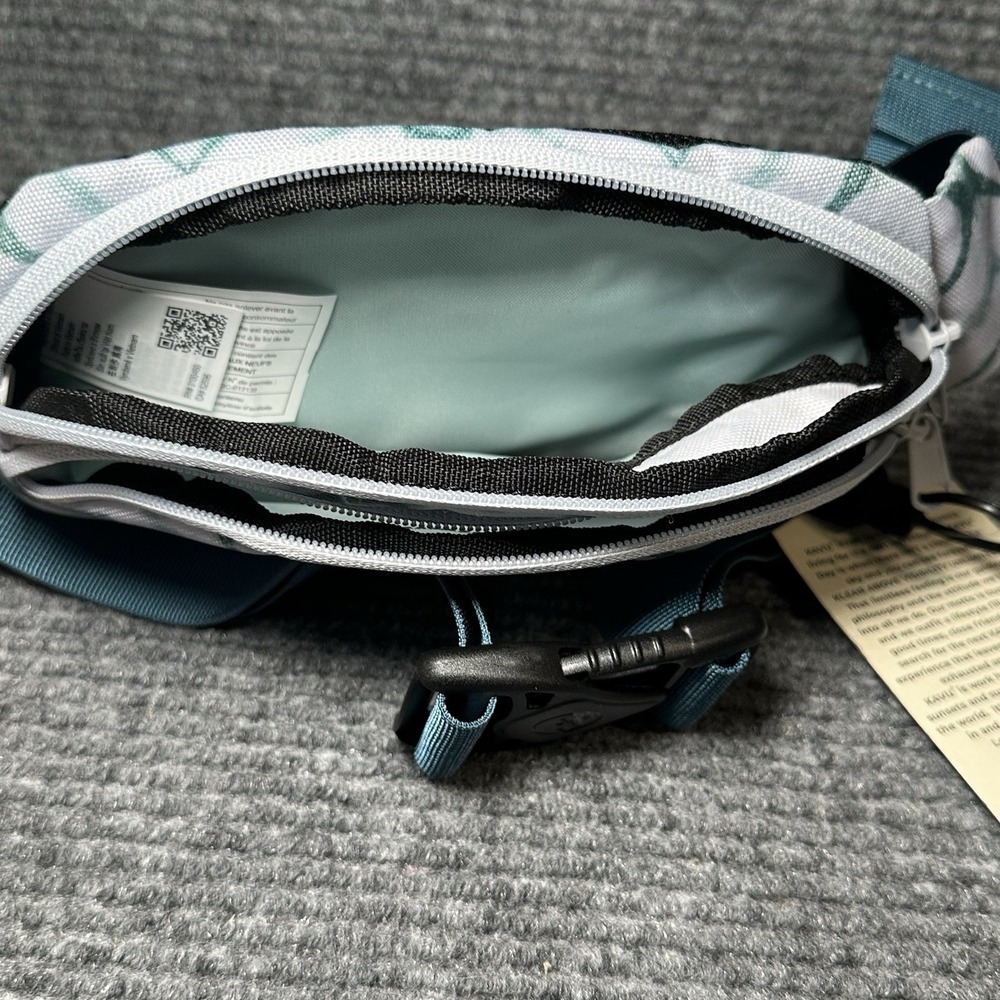 Kavu SPECTATOR Waist Pack Belt Canvas Bag‎ Fanny Pack Pouch OCEAN DYE NWT! - Picture 4 of 6